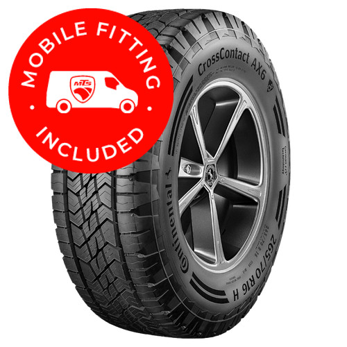 CONTINENTAL: CROSSCONTACT AX6 - 255/55 R20 110H Tyre - Mobile Fitting Included